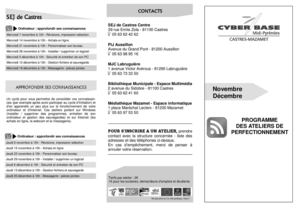 programme perfectionnements novembre / décembre 2012