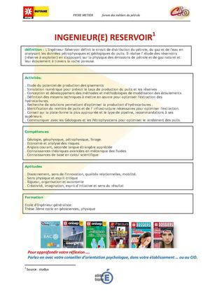 INGENIEUR RESERVOIR