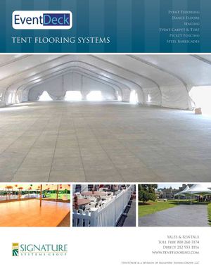 Signature's Tent Flooring Brochure