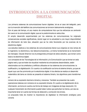 Comunicación Digital 