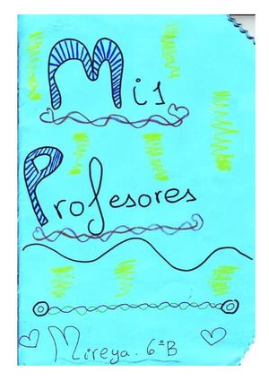 mireya mis profesores