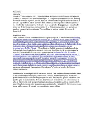 Niels Bohr, biografía y modelo atómico 