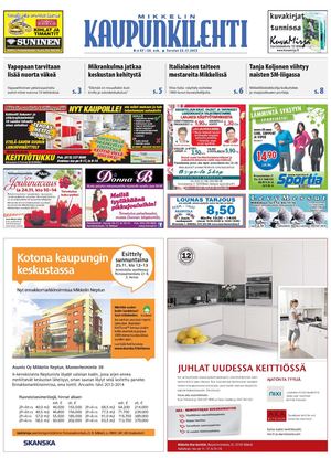 Mikkelin Kaupunkilehti 47/2012
