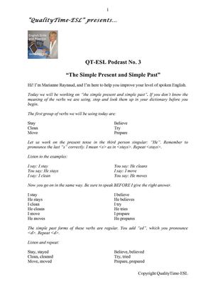 Script podcast from the web