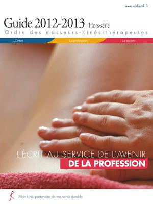 Guides des masseurs-Kinésithérapeutes 2012-2013