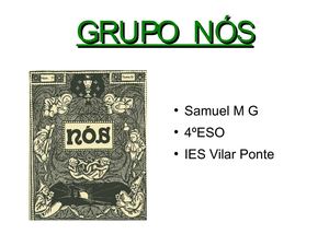 Presentación Grupo Nós
