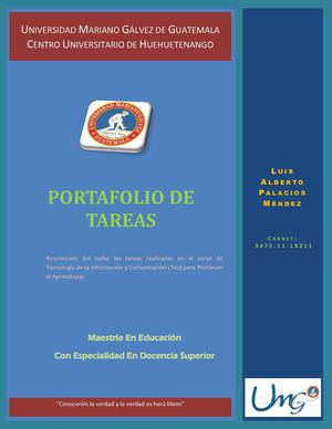 PORTAFOLIO DE TAREAS