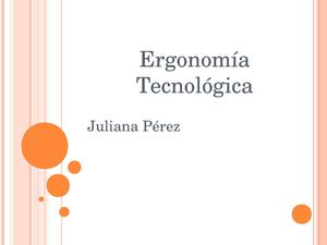 Ergonomia en la tecnologia