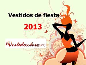 Vestidos de fiesta 2013