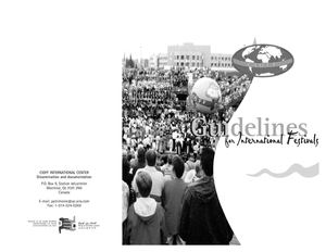 CIOFF® GUIDELINES FOR FESTIVALS