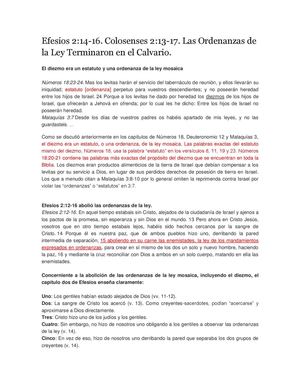 Las ordenanzas de la ley terminaron en el calvario
