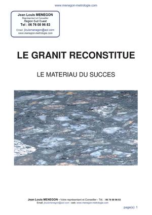 MP - Le granit reconstitué , le matériau de succès