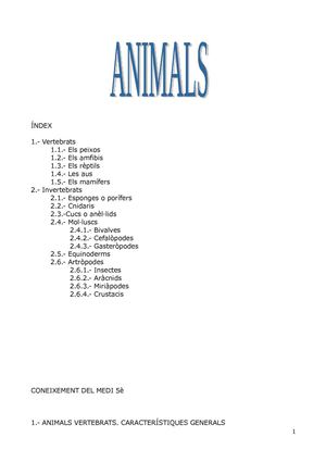 ELS ANIMALS