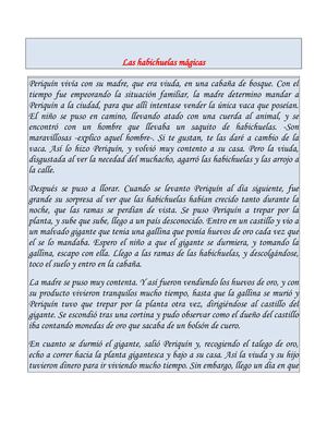 Las habichuelas mágicas