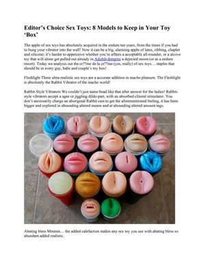 http://www.scribd.com/doc/114319265/Editor%E2%80%99s-Choice-Sex-Toys-8-Models-to-Keep-in-Your-Toy-%E2%80%98Box%E2%80%99