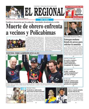 El Regional del Zulia 26-11-2012