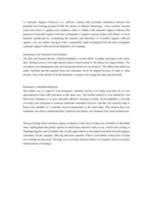 A Customer Support Software is a software solution