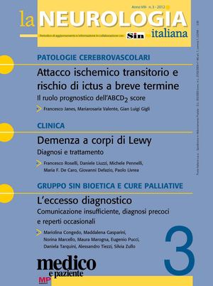 La Neurologia Italiana  3 - 2012