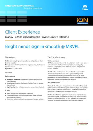 Education ERP Solution Manav Rachna Case Study