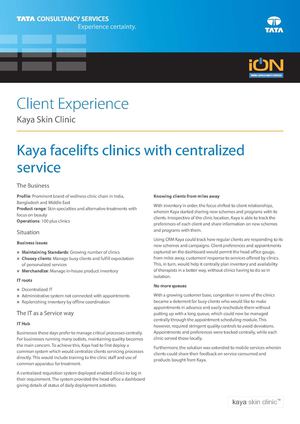 Kaya Skin Clinic Case Study - iON Wellness Solution 