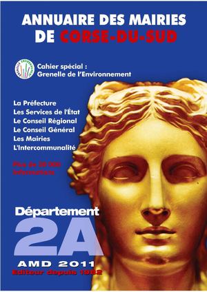 Annuaire des Mairies de Corse du Sud (2A) 2011