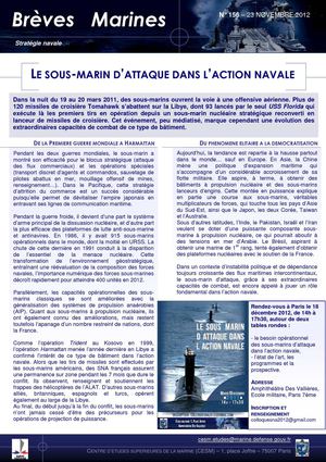 BM 156 Le sous-marin d'attaque dans l'action navale