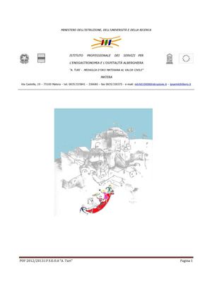 IPSEOA TURI MATERA - P.O.F. ANNO SCOLASTICO 2012-2013
