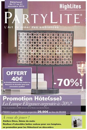 ***PARTYLITE PROMOTIONS HOTESSES DECEMBRE***