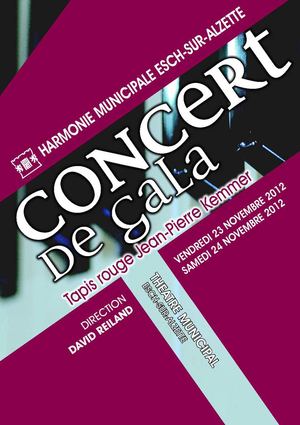 Concert HME Théâtre Esch/Alzette 23/24.11.2012