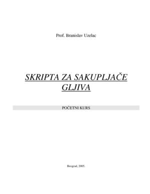 BranislavUzelac-Skripta o gljivama