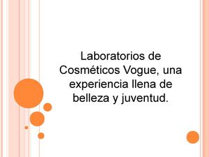 Laboratorios de Cosméticos Vogue