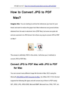 how convert jpg to pdf mac