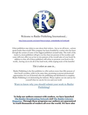 Welcome to Raider Publishing International