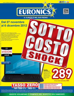 Volantino Euronics gruppo Tufano dal 27/11 al 6/12/2012