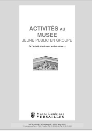 Musée Lambinet : de la maternelle au lycée...