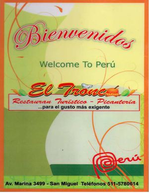 Carta Restaurant El Tronco