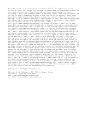 Online Car Rent Service