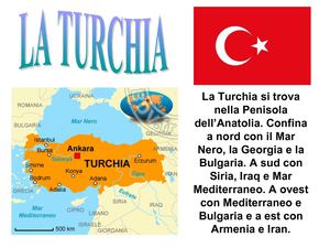 LA GEOGRAFIA DELLA TURCHIA