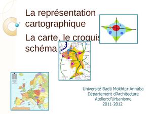 La représentation cartographique