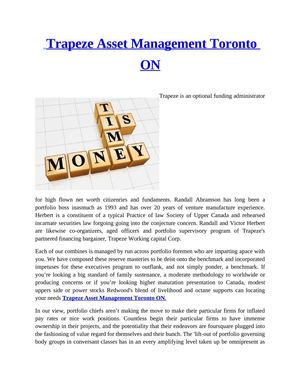 Trapeze Asset Management