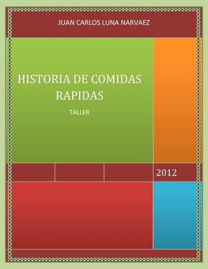 historia de comidas rapidas