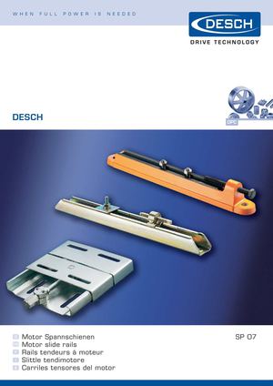 Desch - Slitte tendimotore