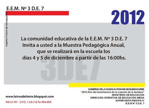 INVITACIÓN muestra 2012