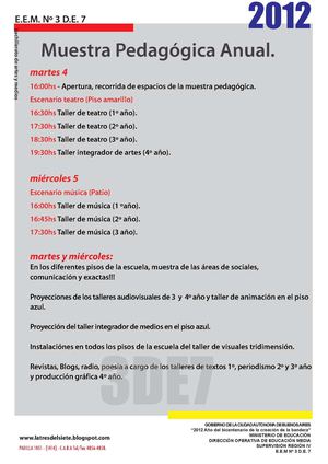 PROGRAMA 2012