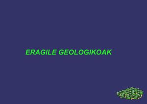 ERAGILE GEOLOGIKOAK,Maddi