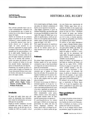 Historia del Rugby