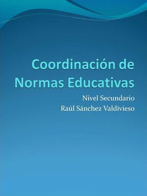 Normas educativas