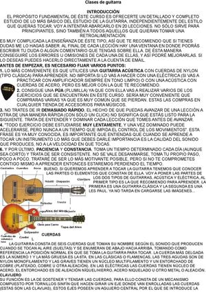Clases de guitarra