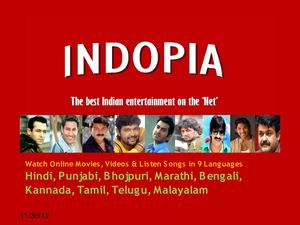 Indopia - Entertainment Portal