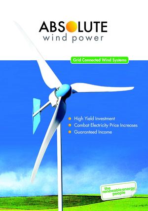 Absolute Solar & Wind - Wind Brochure 2012